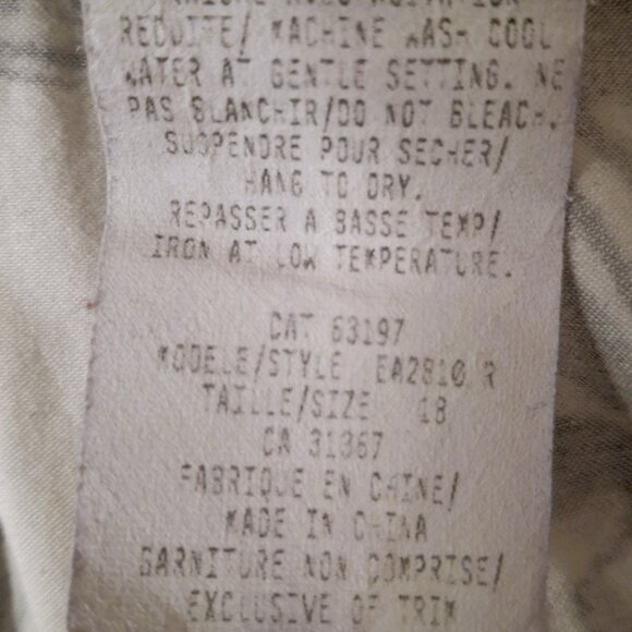 Jessica Culottes Cropped Pants Capris Plus Sz 18 Floral With Sash Zipper - Picture 14 of 16